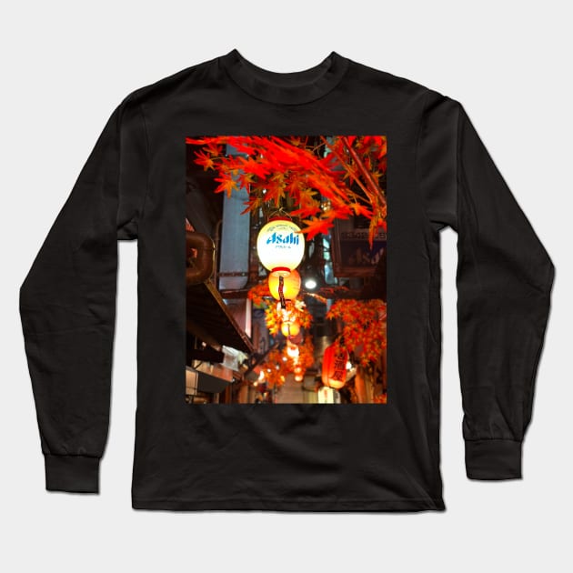 Golden Gai - Lantern Long Sleeve T-Shirt by dagobah_days